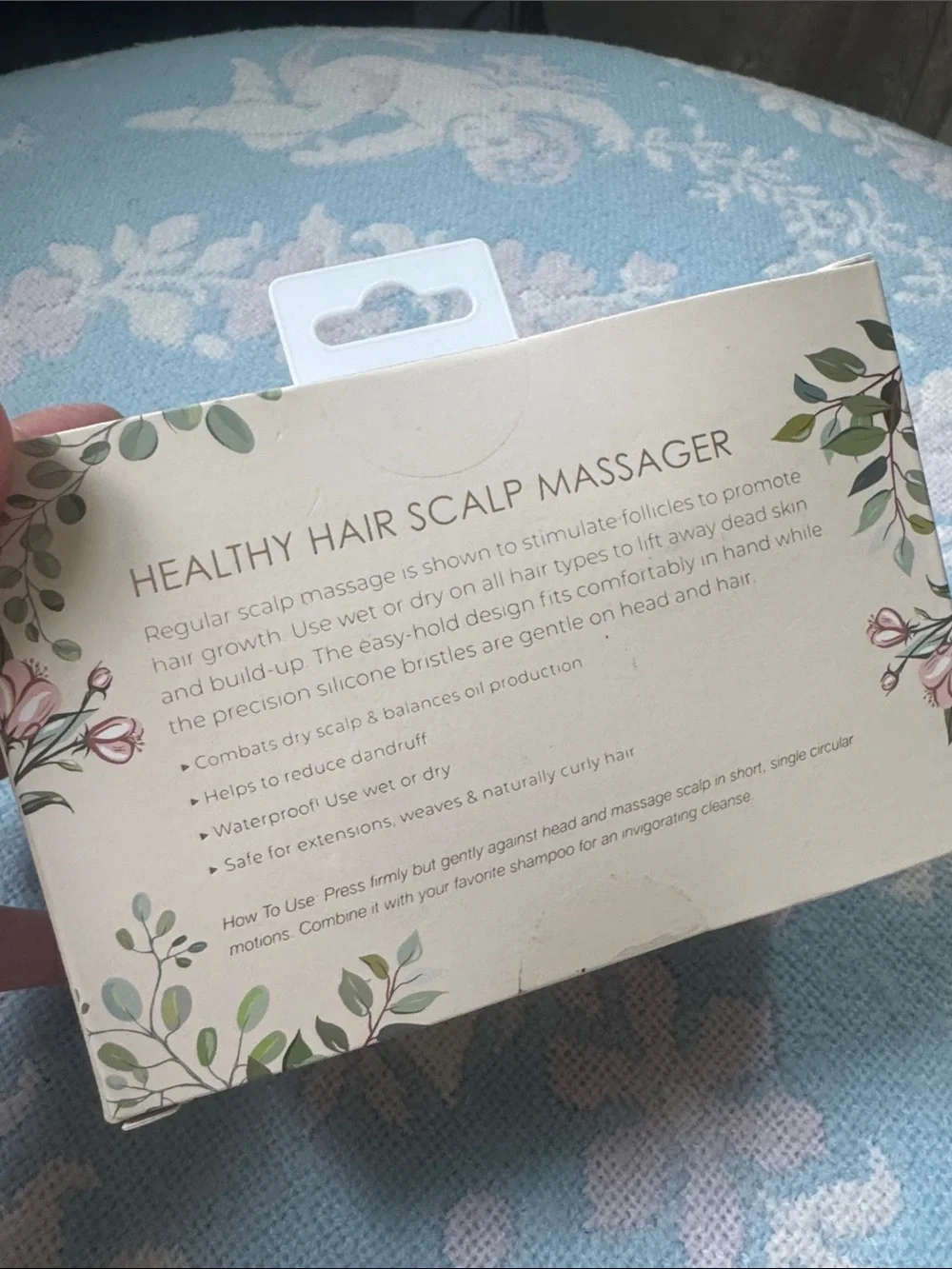 New! 2 Pack Healthy Hair Scalp Massager